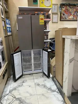 Valuable Electric Grey 4 Doors Nasf-400fdr1 Side by Side Nasco Fridge