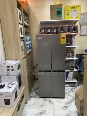 Just Choose Nasco Grey Side by Side Nasf-400fdr1 Electric Fridge