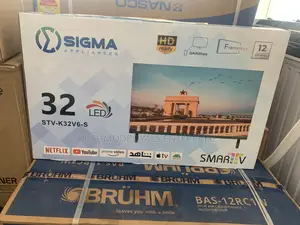 Sigma 32" Borderless Smart Tv (Android 14/15) - Sleek Modern
