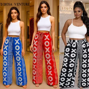 Palazzo Pant With Crop Top