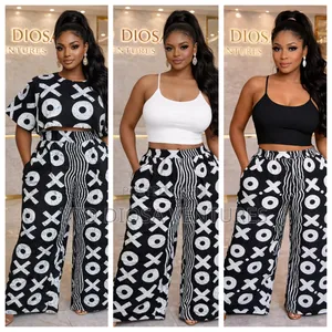 Palazzo Pant With Crop Top