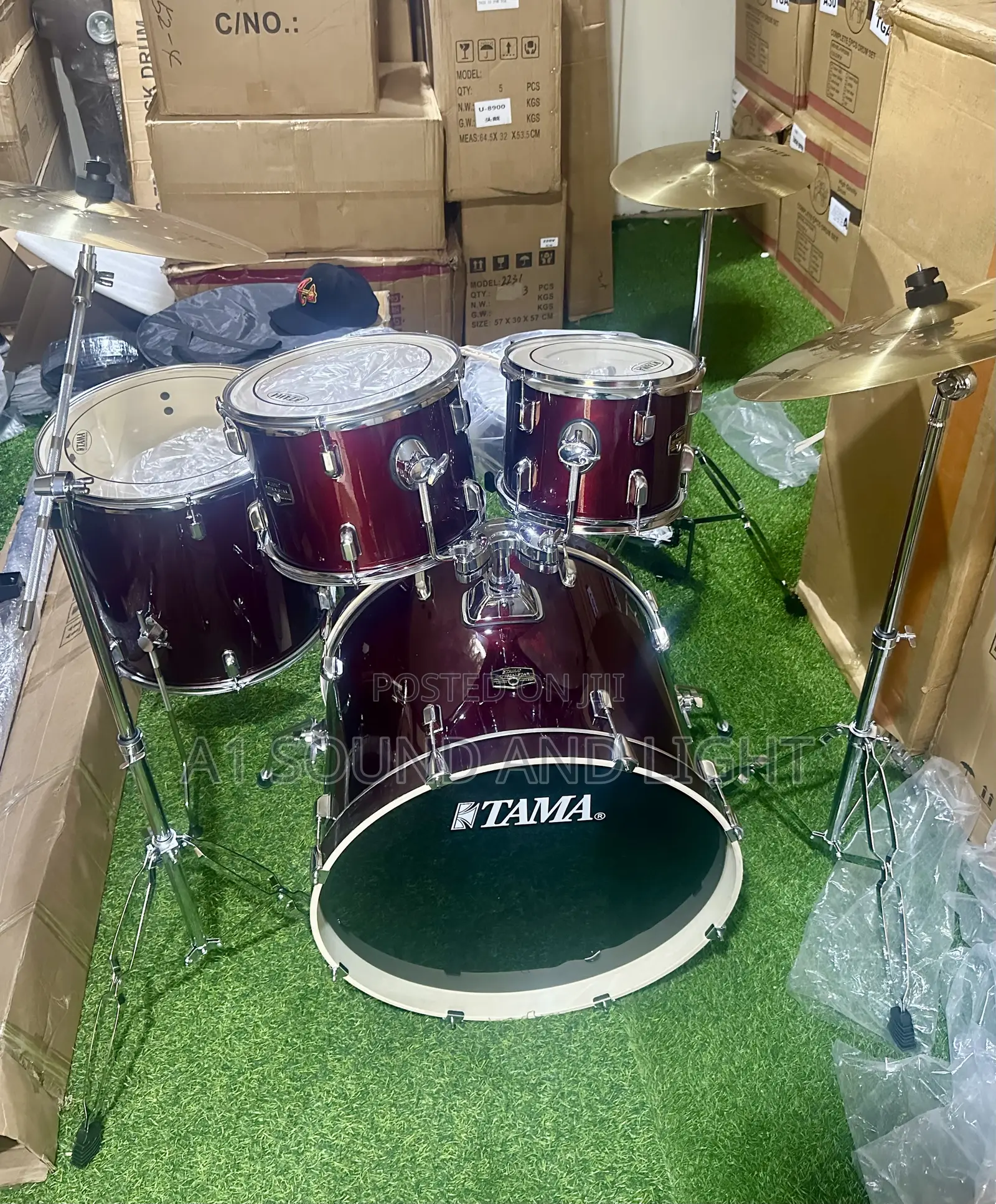 Tama 5 Complete Drum Set [3 Cymbals]