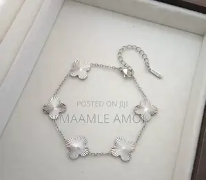 Silver Stainless Steel Korean Style Bracelet