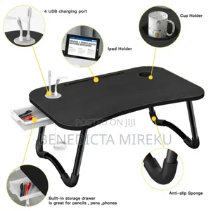 Foldable Laptop Table With Usb Port
