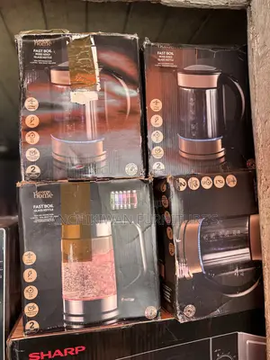 George Home Electric Led Light Glass Kettle (Cash on Delivery)