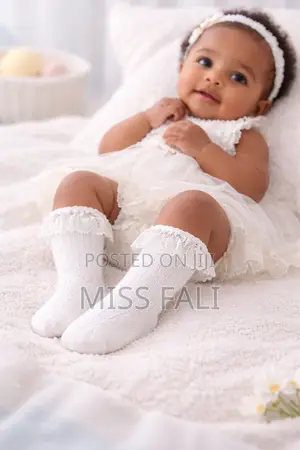 Angel Lace Mid Calf Socks. 0-5years