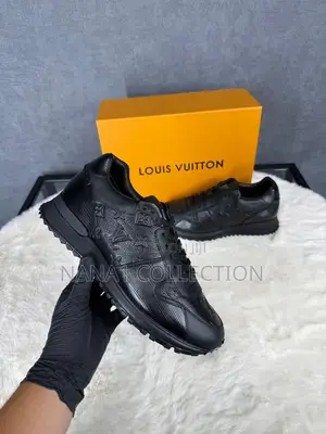 Louis Vuitton Run Away Sneakers In All Black