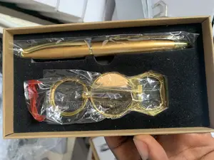 Golden Pen and Key Holder Souvenir
