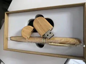 Wooden Pen and Pen Drive