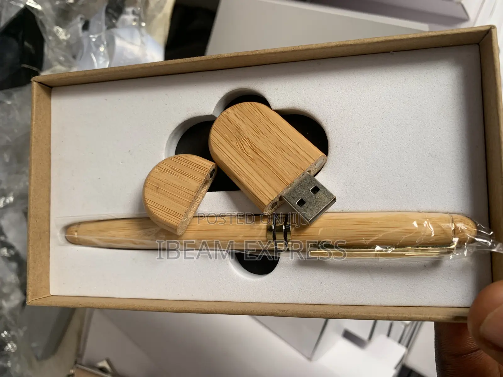 Wooden Pen and Pen Drive