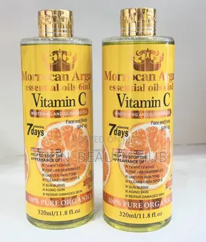 Moroccan Argan Vitamin C Whitening and Glowing Oil