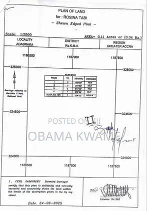 Titled One Plot of Land for Sale at Asylum Down. Around Ridge Tower