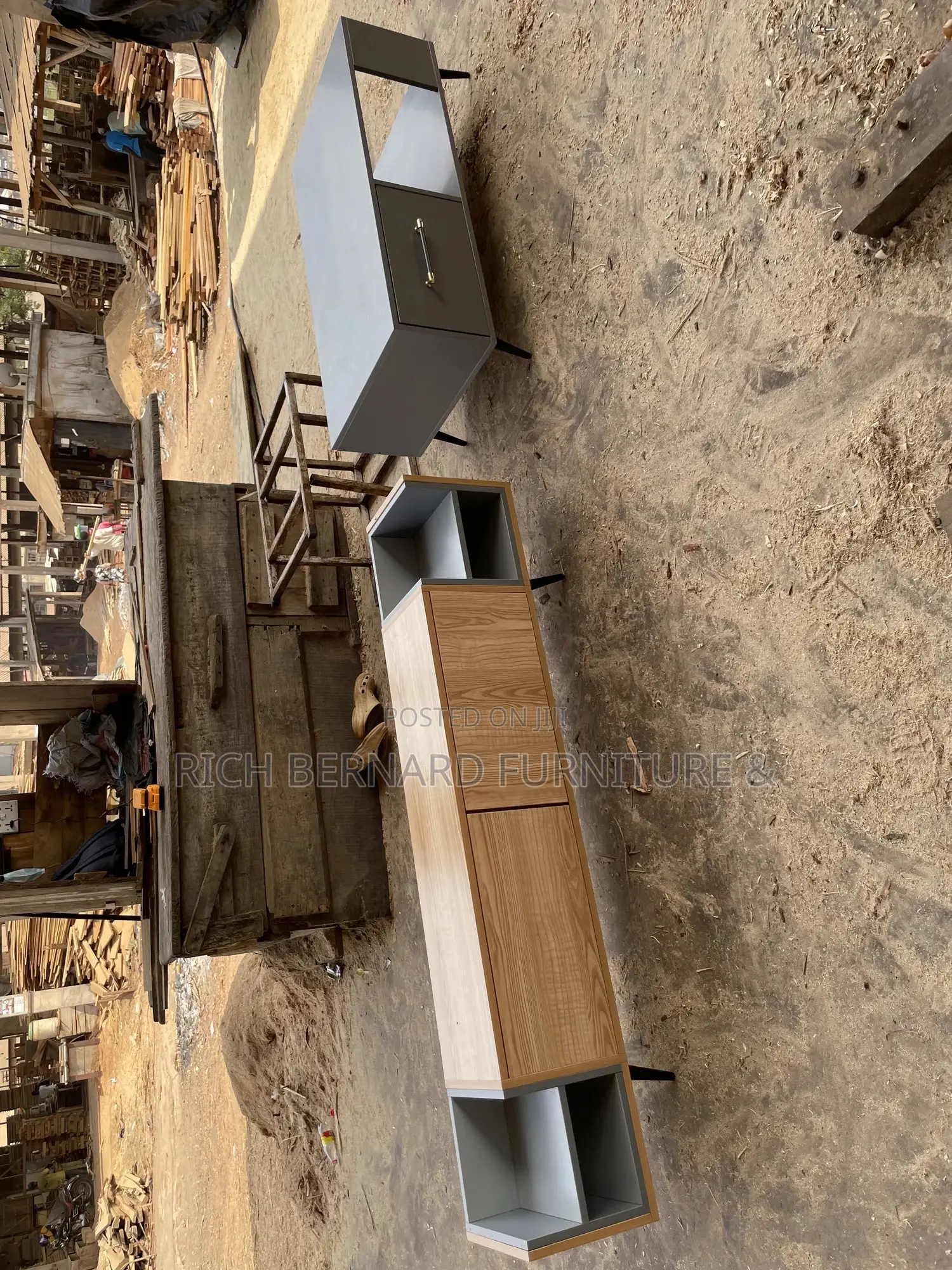 6 Feet Tv Stand + Center Table