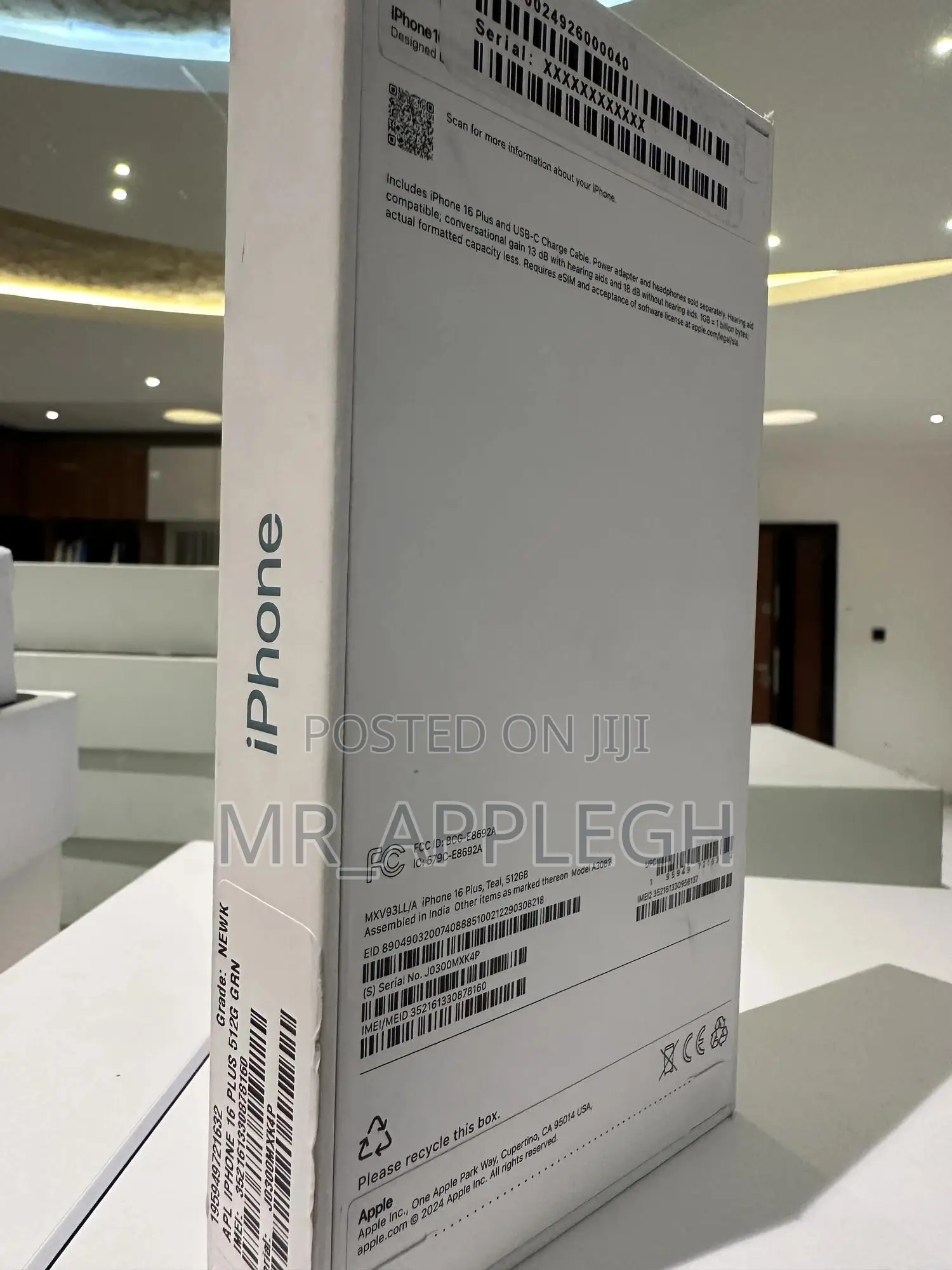 New Apple iPhone 16 Plus 512 GB Green