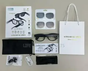 Aimb-g1 Bluetooth Voice Control Smart Glasses W/8mp, 1080p Camera