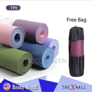 Premium Thick Yoga Mats Plus Free Back (Available in Diff Colors