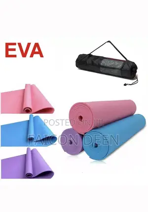 Cushioned Thick Exercise Mats + Free Bag / Carrier( in Diff Colors