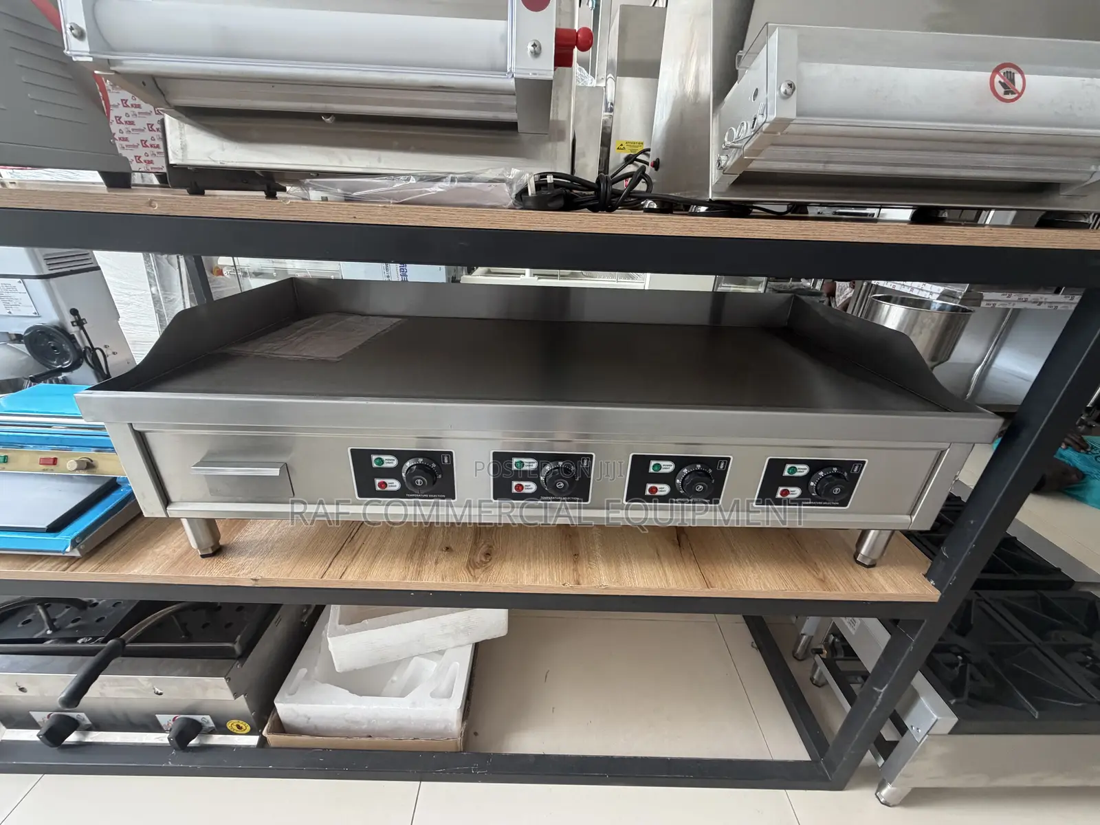 Commercial Electric Tabletop Grill/Griddle 120cm