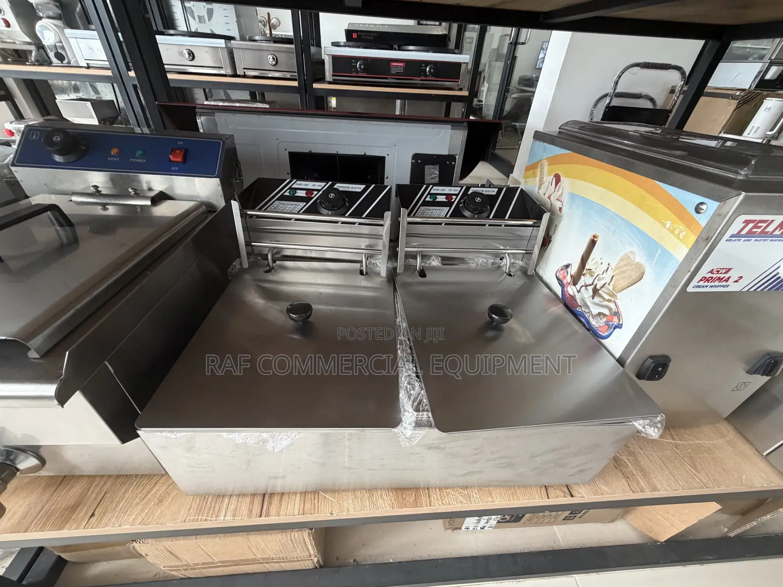Commercial Double Electric Fryer 12l