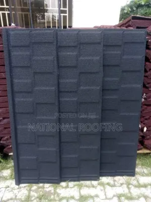Black Stone Coated Roofing Sheet.