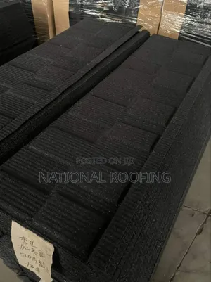 Black Stone Coated Roofing Sheet.