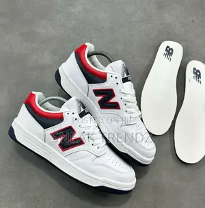 New Balance Nb 1300 White Red and Mn Blue