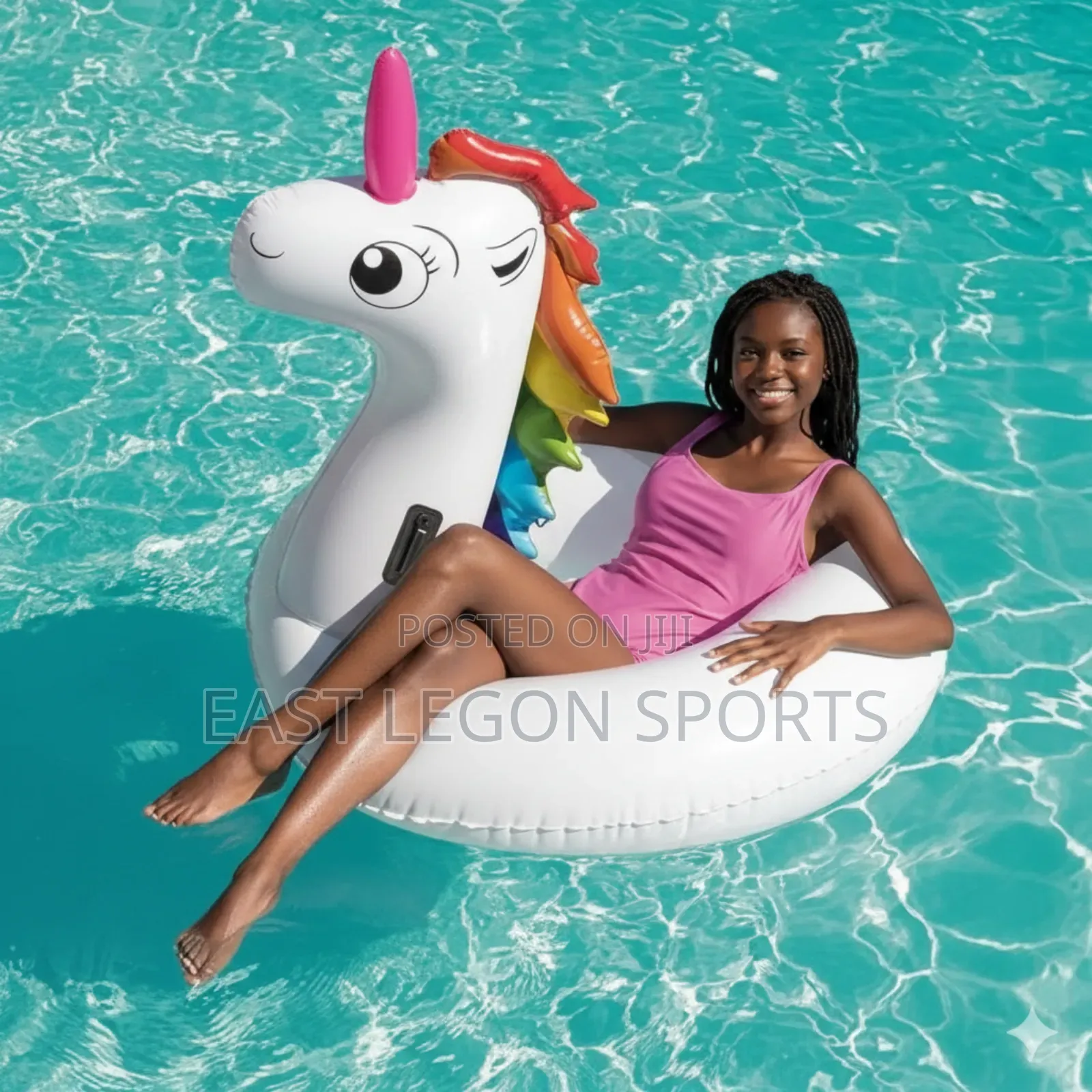Unicorn Floater Ring New Swimming Pool Inflate Lie On