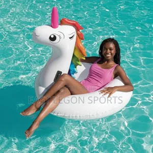 Unicorn Floater Ring New Swimming Pool Inflate Lie On