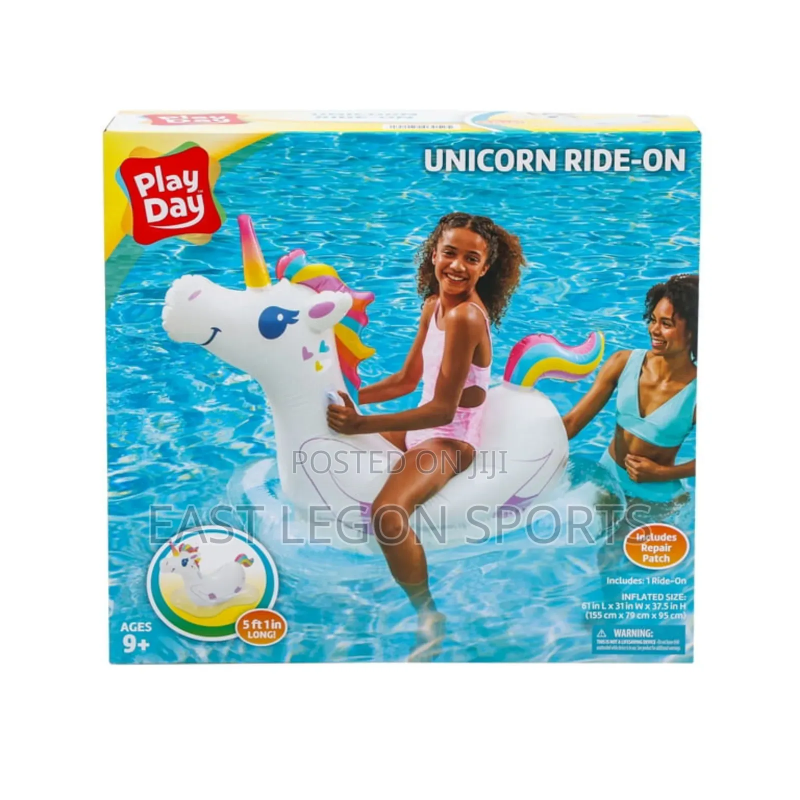 Unicorn Floater Ring New Swimming Pool Inflate Lie On