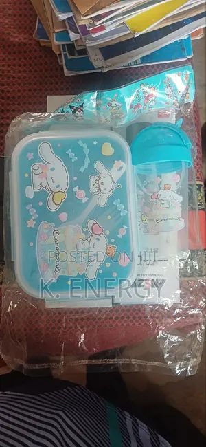 Bowl and Water Bottle