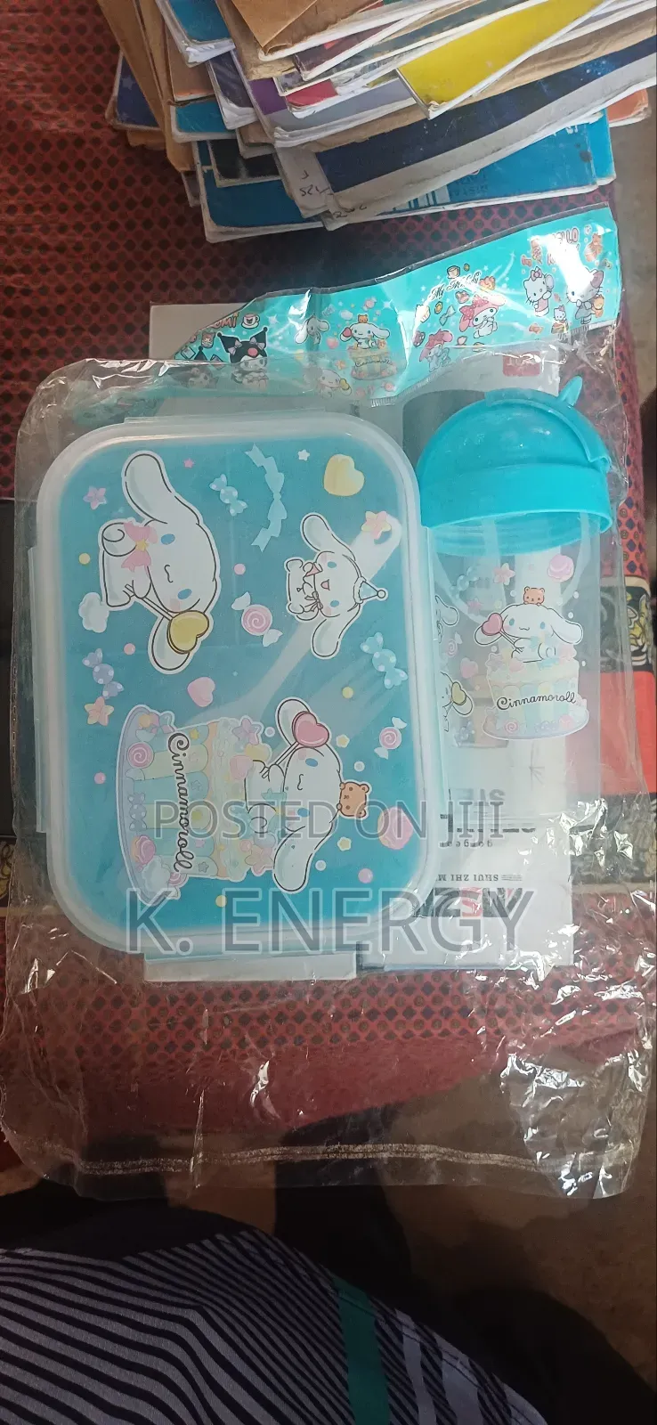 Bowl and Water Bottle