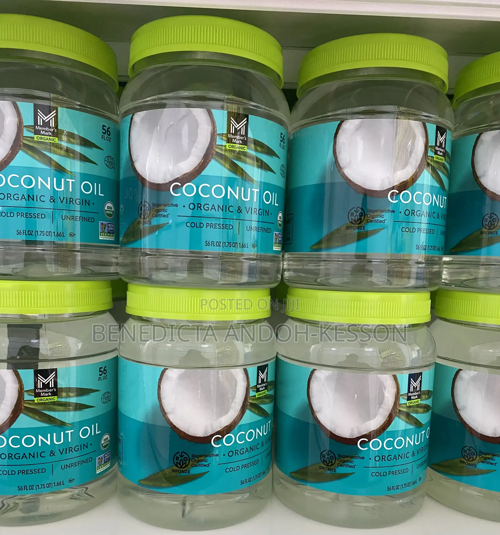 Members Mark Coconut Oil 1.66l