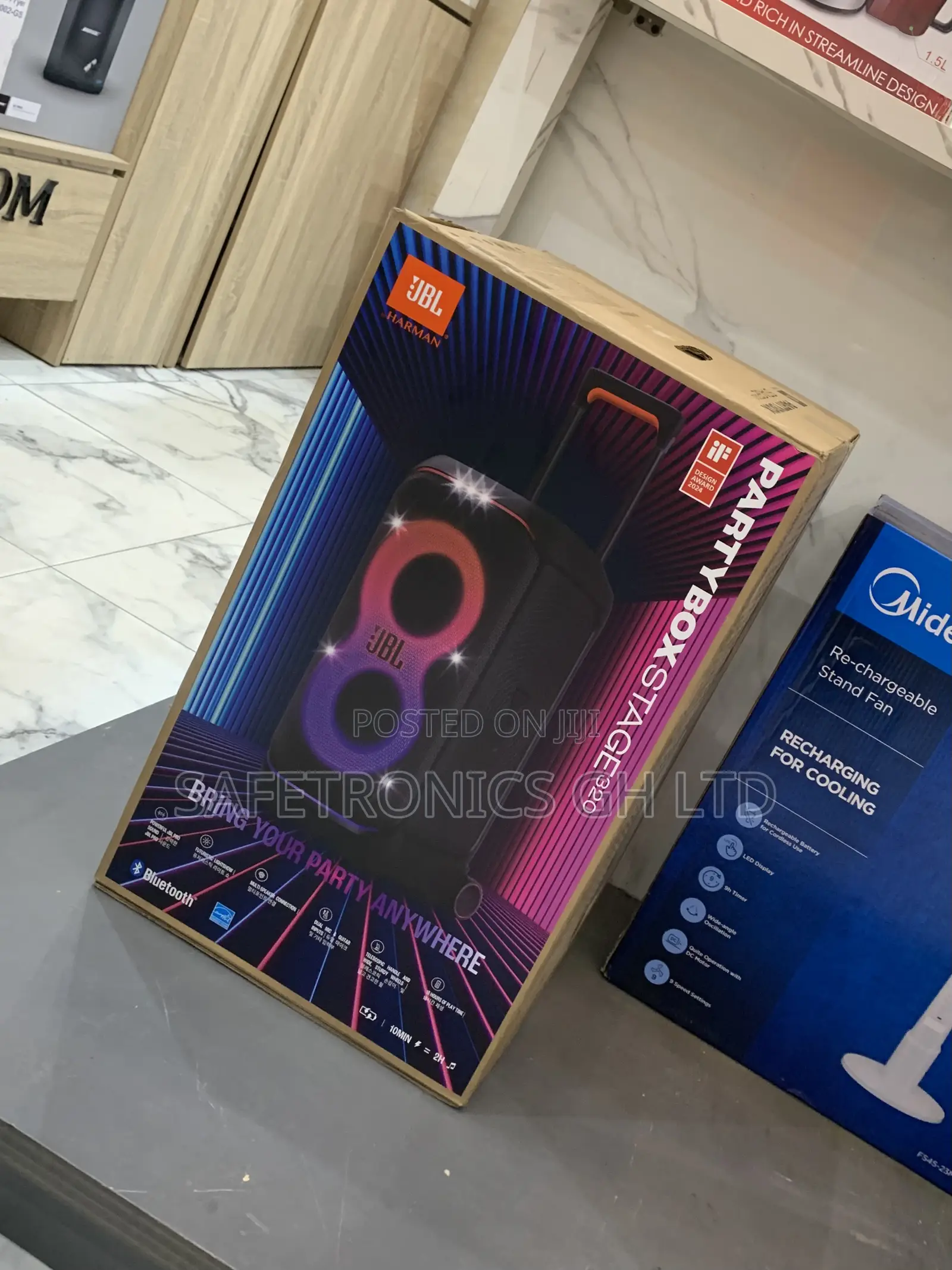 Secure Best JBL Partybox Stage 320 Bluetooth 240 Watts Speaker