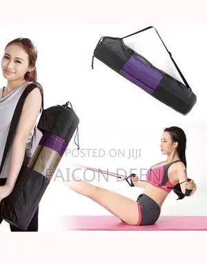 Exercise Thick Anti Slip Mats + Free Bag /Carrier (Also in Diff Colors