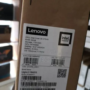 New Laptop Lenovo Legion 5 32GB Intel Core Ultra 9 SSD 1T