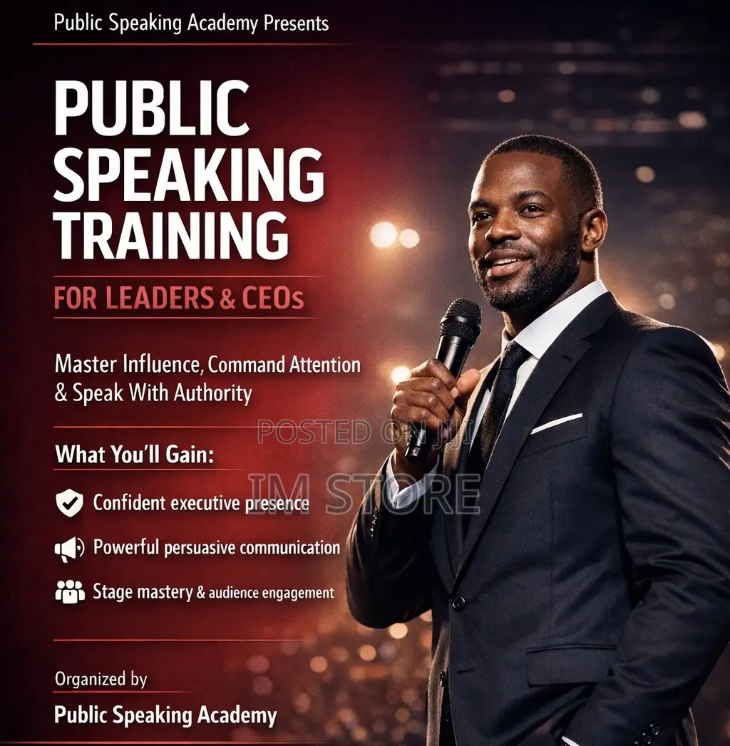 Professional Public Speaking Training for Leaders Ceos