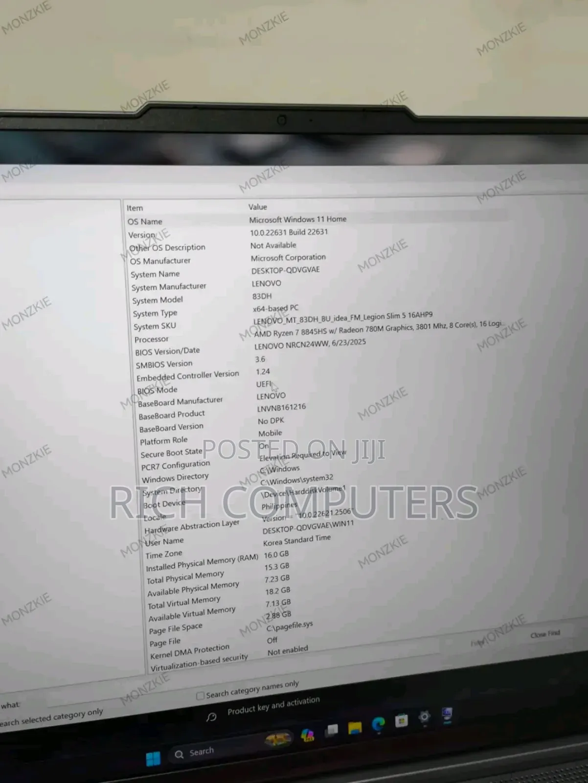 New Laptop Lenovo 500e 16GB AMD Ryzen 7 SSD 1T