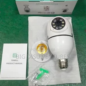 Wifi Panorama CCTV Bulb Camera