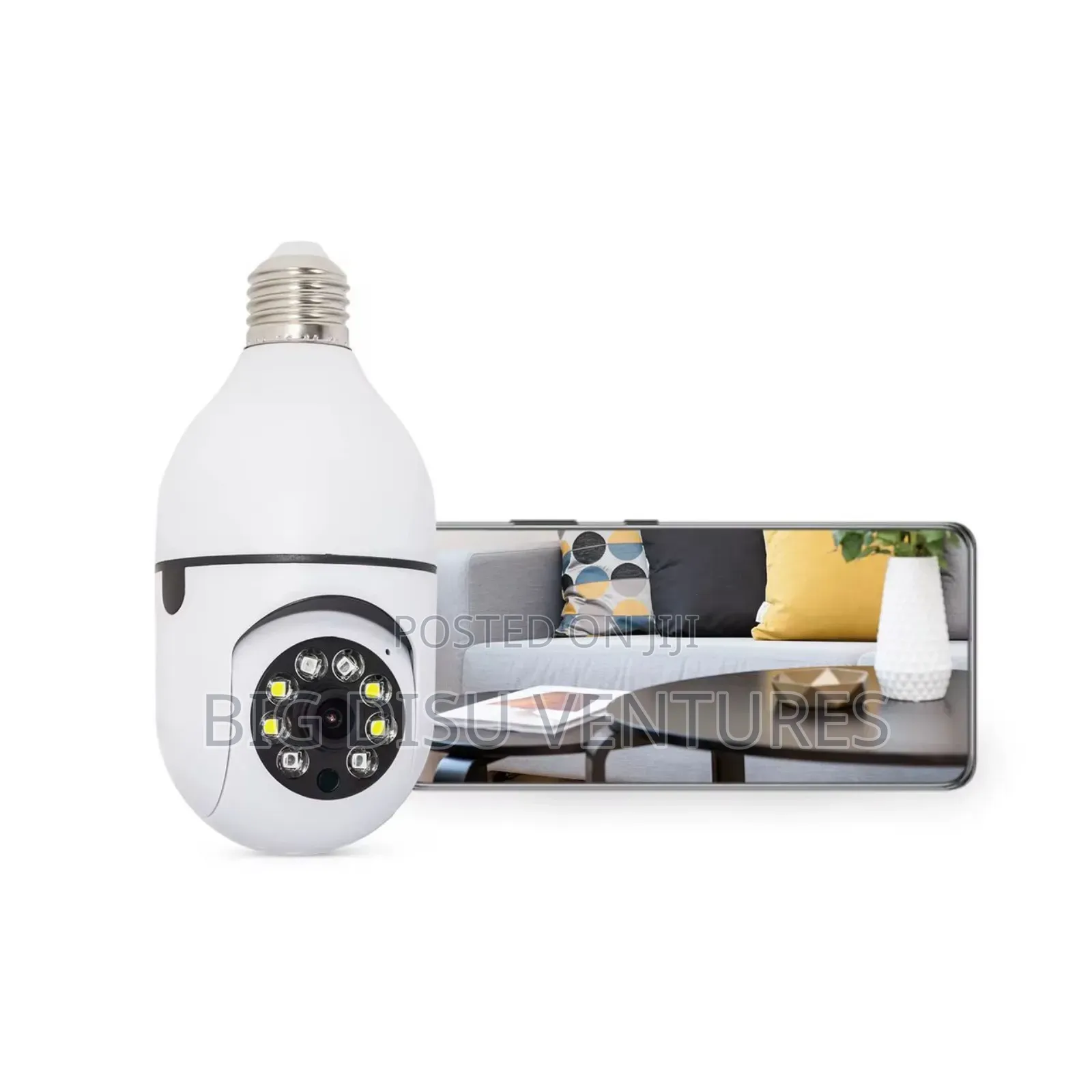 Wifi Panorama CCTV Bulb Camera