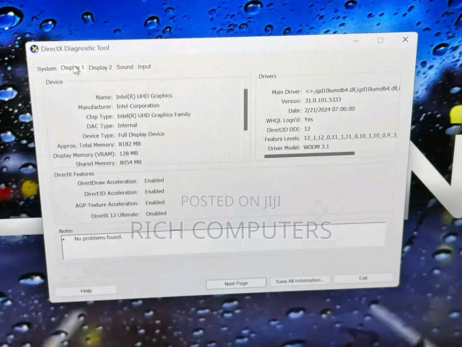 New Laptop Lenovo Legion Y540 16GB Intel Core i7 SSD 1T