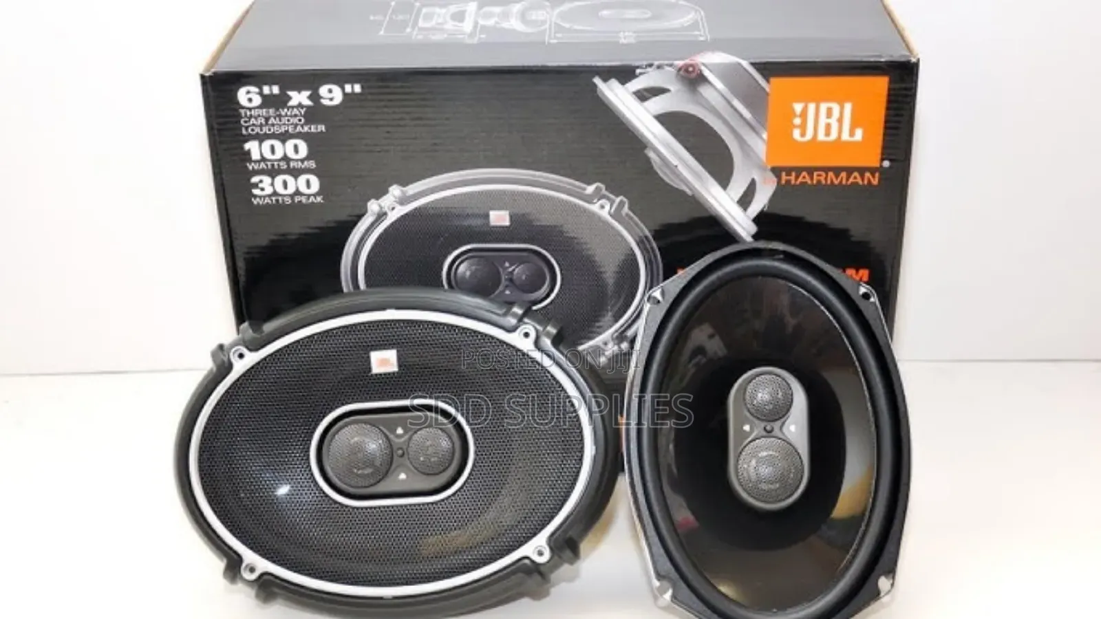 JBL Car Booth Speakers 6x9" 300 Watts Speakers Oval Shaped New