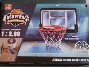 Basketball Metal Hoops With Board , Pump, Ball and Net
