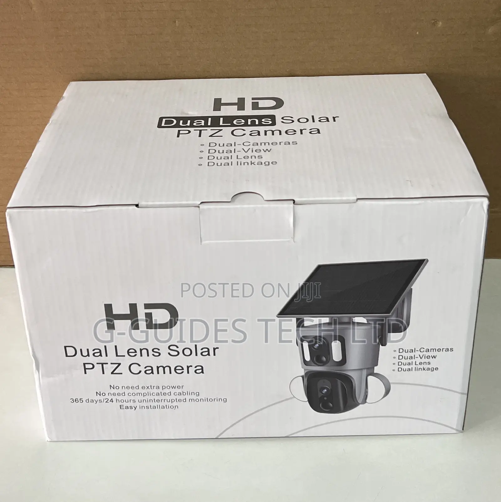 Hd 4g Dual Lens Solar PTZ Camera 6mp Ubox
