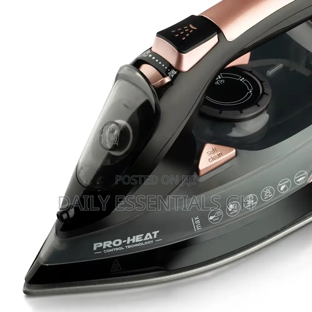 Raf Pro-Heat Steam Iron With Self Clean Temperature Control