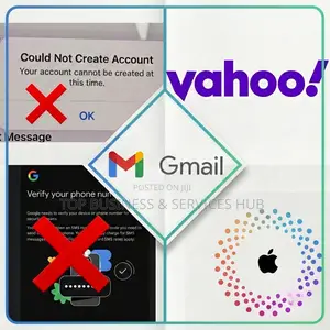 Account Creation ( Gmail, Apple Account , Yahoo, Apple Id, Hotmail )