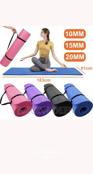Extra Thick Yoga Mats Designed for Comfort and Balance + Free Bag