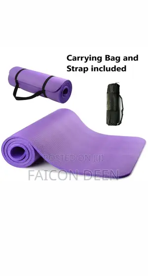 Non Slip Thick Yoga Mats for Safe Training Comes With a Free Bag