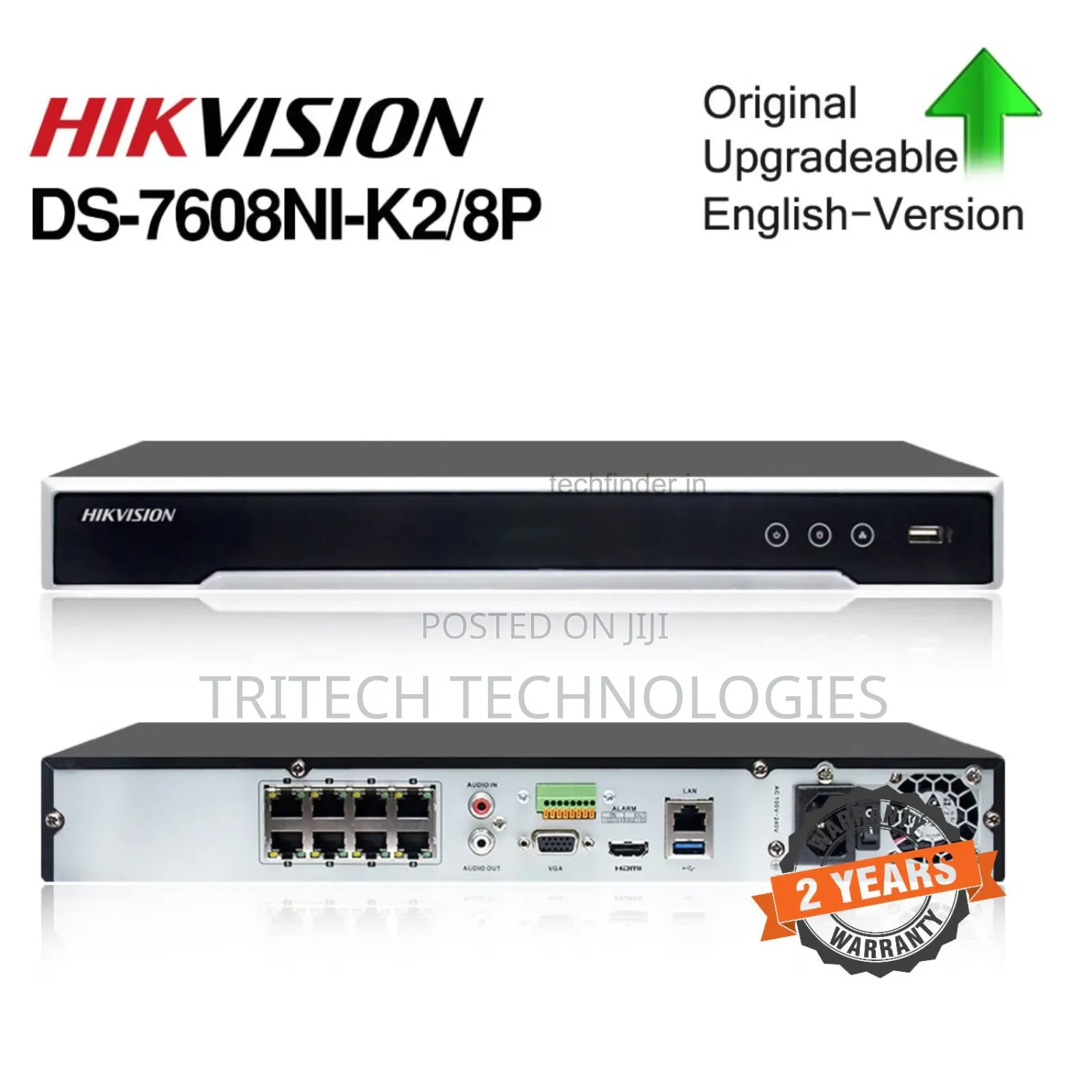 Hikvision Ds-7608ni-Q2/8p 8ch Poe NVR