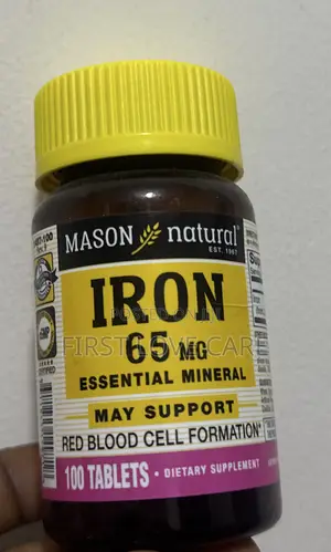 Mason Natural Iron 65mg Essential Mineral May Support