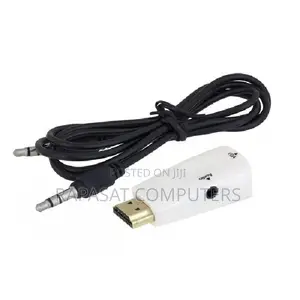 Hdmi Male to Vga Female Mini Adaptor With Sound